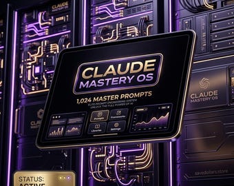 Claude Mastery OS | 1,024のマスタープロンプト、AI従業員スキル、フリーランサーキット