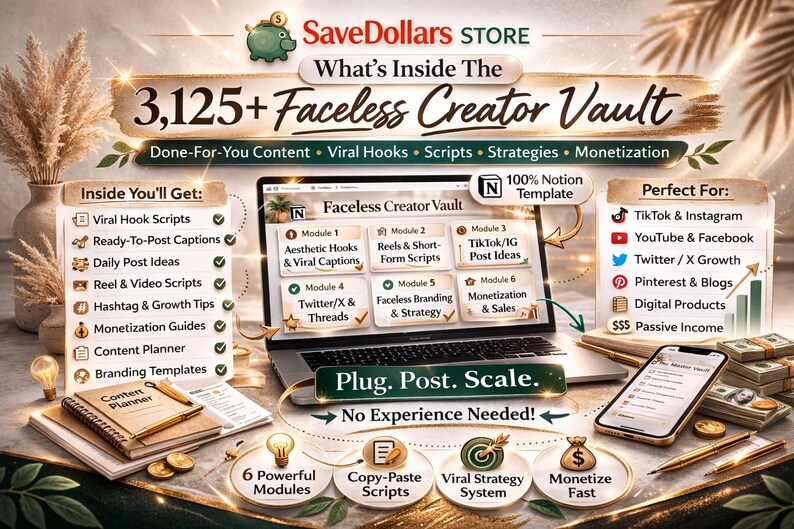 Face Less Video Operator Prompt Faceless Creator Prompt Library – 3,125+ Marketing Formulas (notion ...