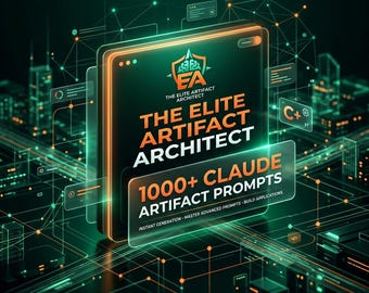 エリートアーティファクトアーキテクト：アプリ構築のための1000以上のクロードプロンプト