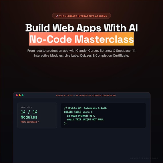 Interactive AI Web App Masterclass: No-Code Build Guide (HTML File)