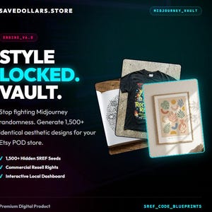 Midjourney Prompts Bundle | 1500+ Consistent AI Art Styles (Digital Download)