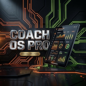Coach OS Pro: Elite Trainer Software, Client Management Dashboard (Digital Download)