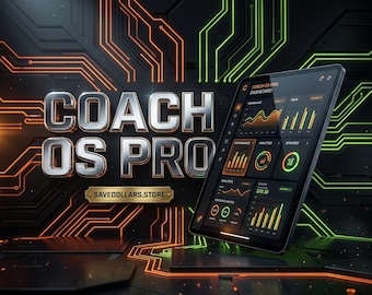Coach OS Pro: Elite Trainer Software, Client Management Dashboard (Digital Download)