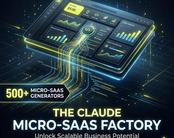 Claude AI Prompts for Micro-SaaS App Creation | Business Builder (PDF)