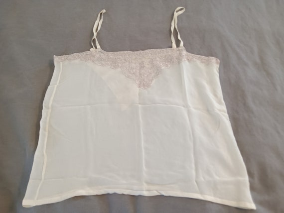 1920s Vintage Antique French Silk Lace Camisole I… - image 5