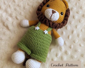 häkelanleitung, Amigurumi Safari Löwe, PDF Anleitung, Easy häkeltier muster