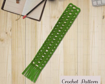 Lesezeichen häkeln MUSTER, Lace Lesezeichen Häkelanleitung, gehäkeltes Lesezeichen