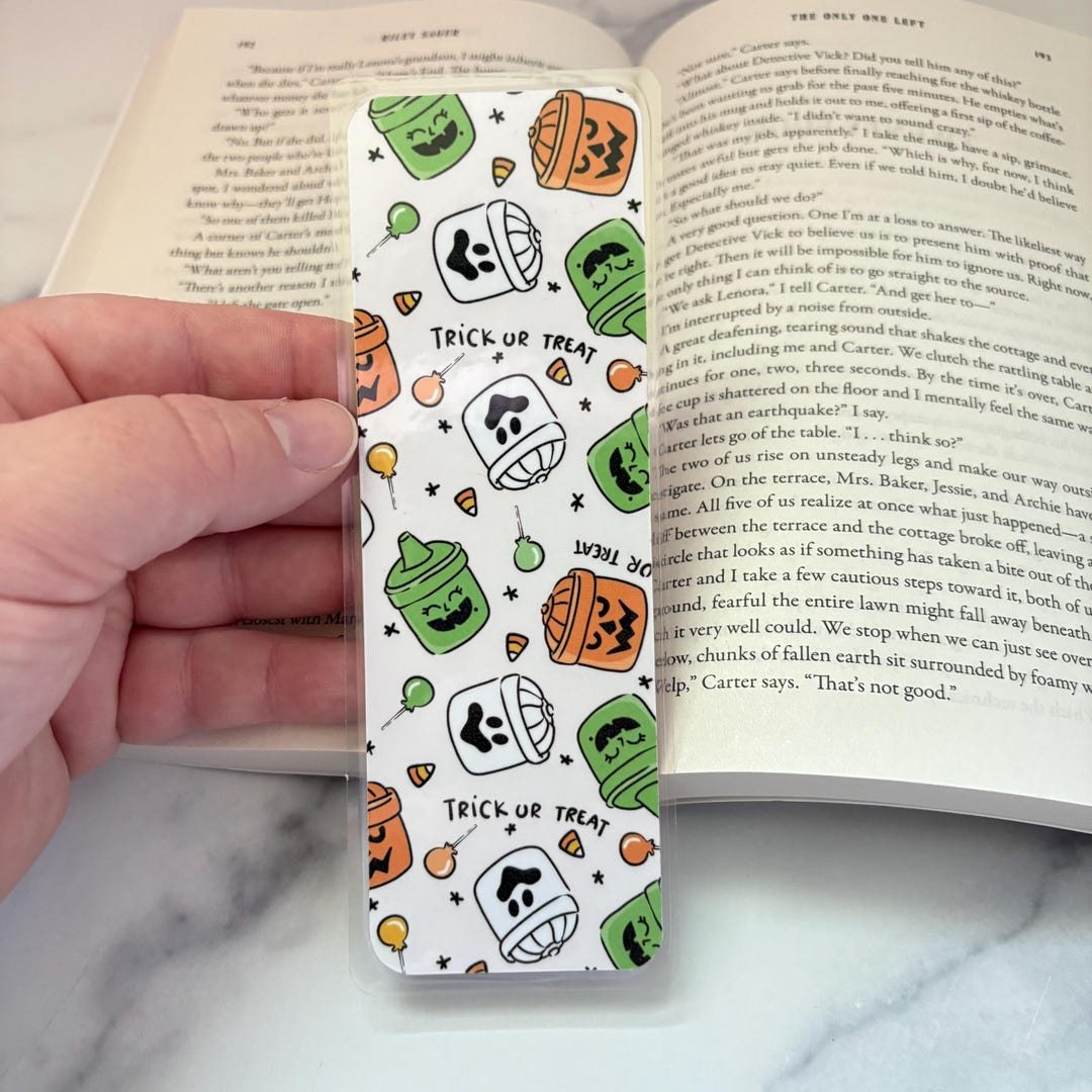 Boo Buckets Bookmark- Reading- Book Mark- Page Saver- Halloween ...