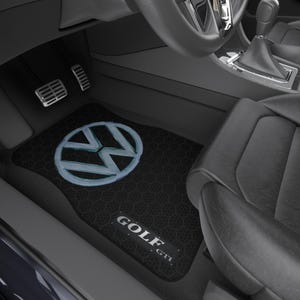 Volkswagen Golf GTI Car Mats: Racing Trim, Anti-Slip, Set of 4