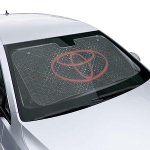 Toyota Windshield Sunscreen Dashboard Car Sunshades, Protector for Summer Heat Protection, Auto Accessories, Automotive Gifts, Car Decor
