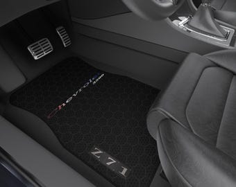 Lot de 4 tapis de sol pour camion Chevrolet Silverado 3500 Z71, cadeau parfait pour les amateurs de camions, accessoires de voiture, décoration intérieure de voiture