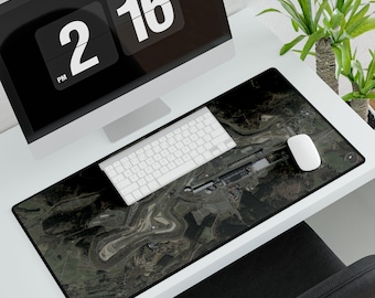 Tapis de bureau pour circuit de course du Nürburgring (3 tailles), tapis de souris de jeu, décoration de bureau à domicile, cadeau pour les amateurs de voiture, accessoire pour fan de course, sport automobile