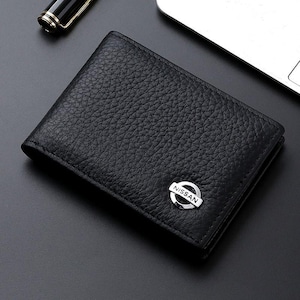 Funda para documentos de conducir, como licencia, registro, tarjetas de presentación y tarjetas bancarias, con el logotipo N.
