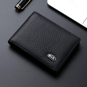 Funda para documentos de conducir, como licencias, matrículas, tarjetas de visita y tarjetas bancarias, con el logotipo de Ki.