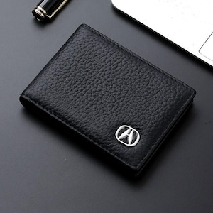 Funda para documentos de conducir, como licencia, registro, tarjetas de presentación y tarjetas bancarias, con el logotipo de Acu.