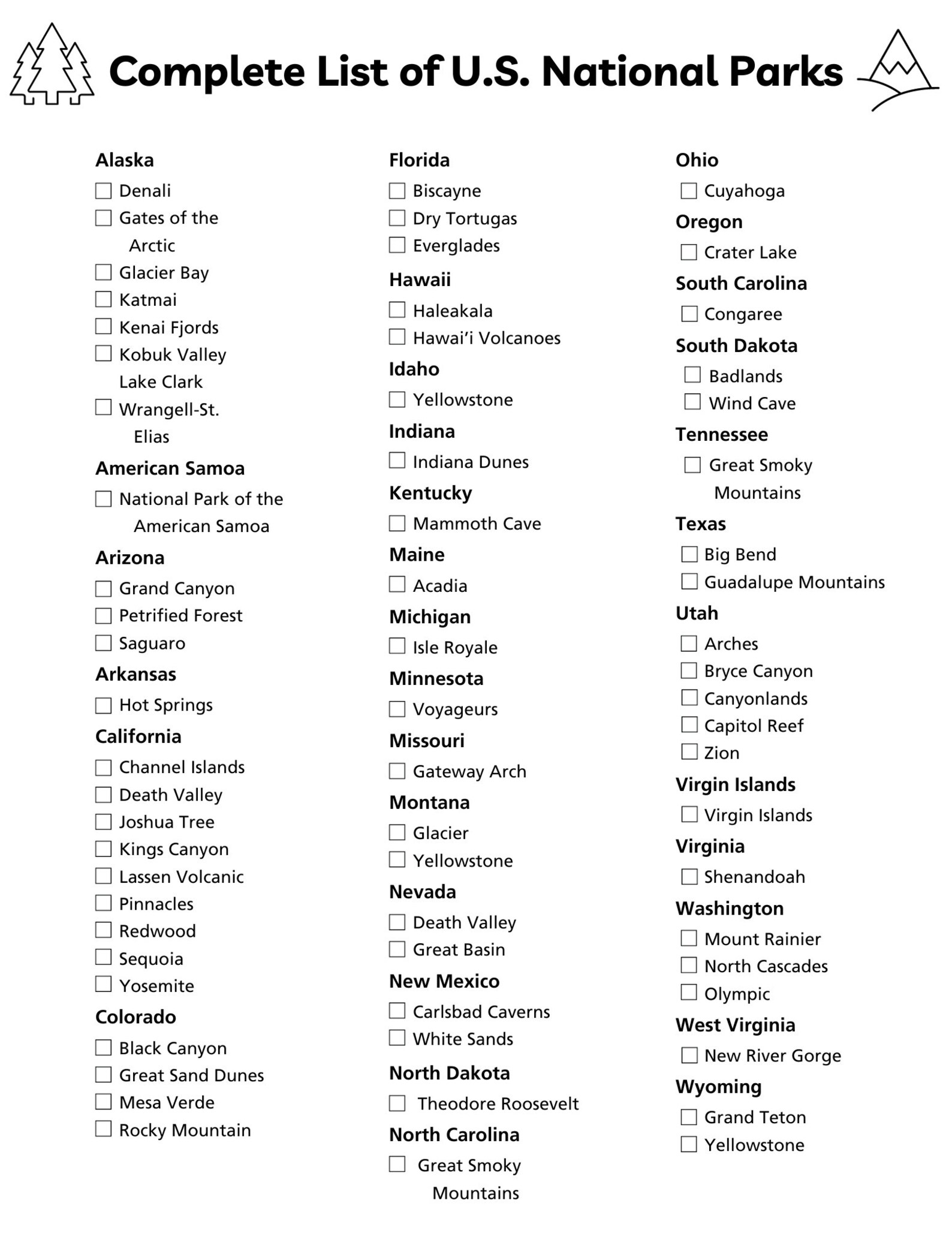 complete-printable-checklist-of-us-national-parks-etsy
