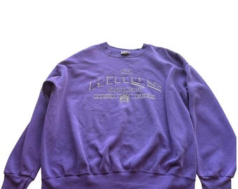 Vintage Lee Sport Sacramento Kings Sweatshirt XXL 2XL Purple NBA 90s Crewneck
