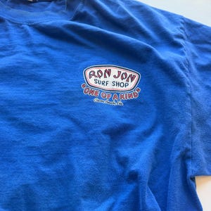 Vintage Ron Jon Mens One Of A Kind Graphic T-Shirt XL Blue Cocoa Beach Surf Tee image 7