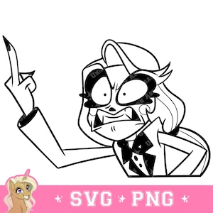 Hazbinhotel CHARLIE 8×10in サイン入りプリント Hazbin Hotel Charlie Svg - Etsy