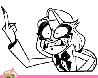 Irritated Charlie ‘The Susan Effect’ SVG/PNG Digital Download for Cricut and DIY Crafts Hazbin Hotel