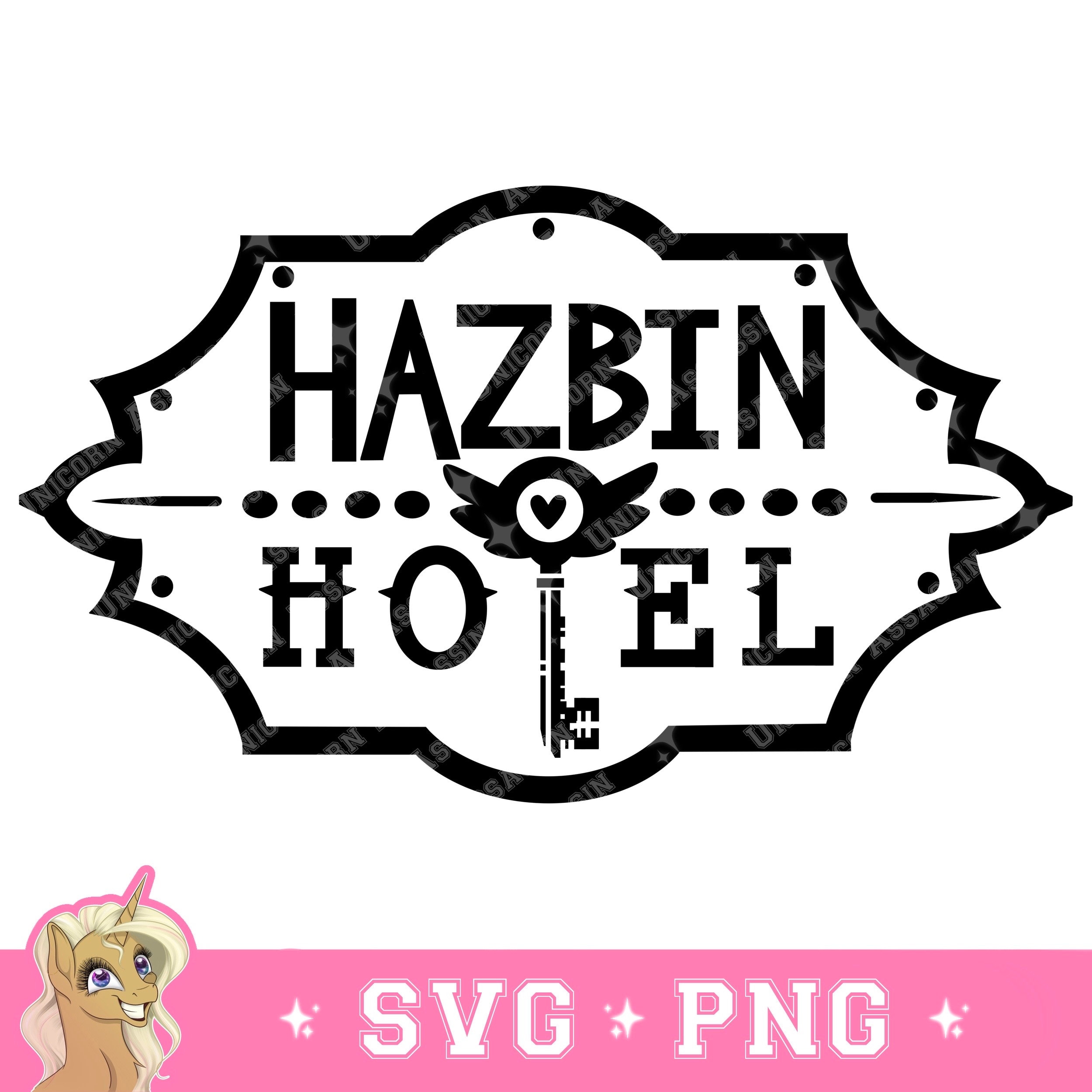 Hazbin hotel logo - Etsy 日本