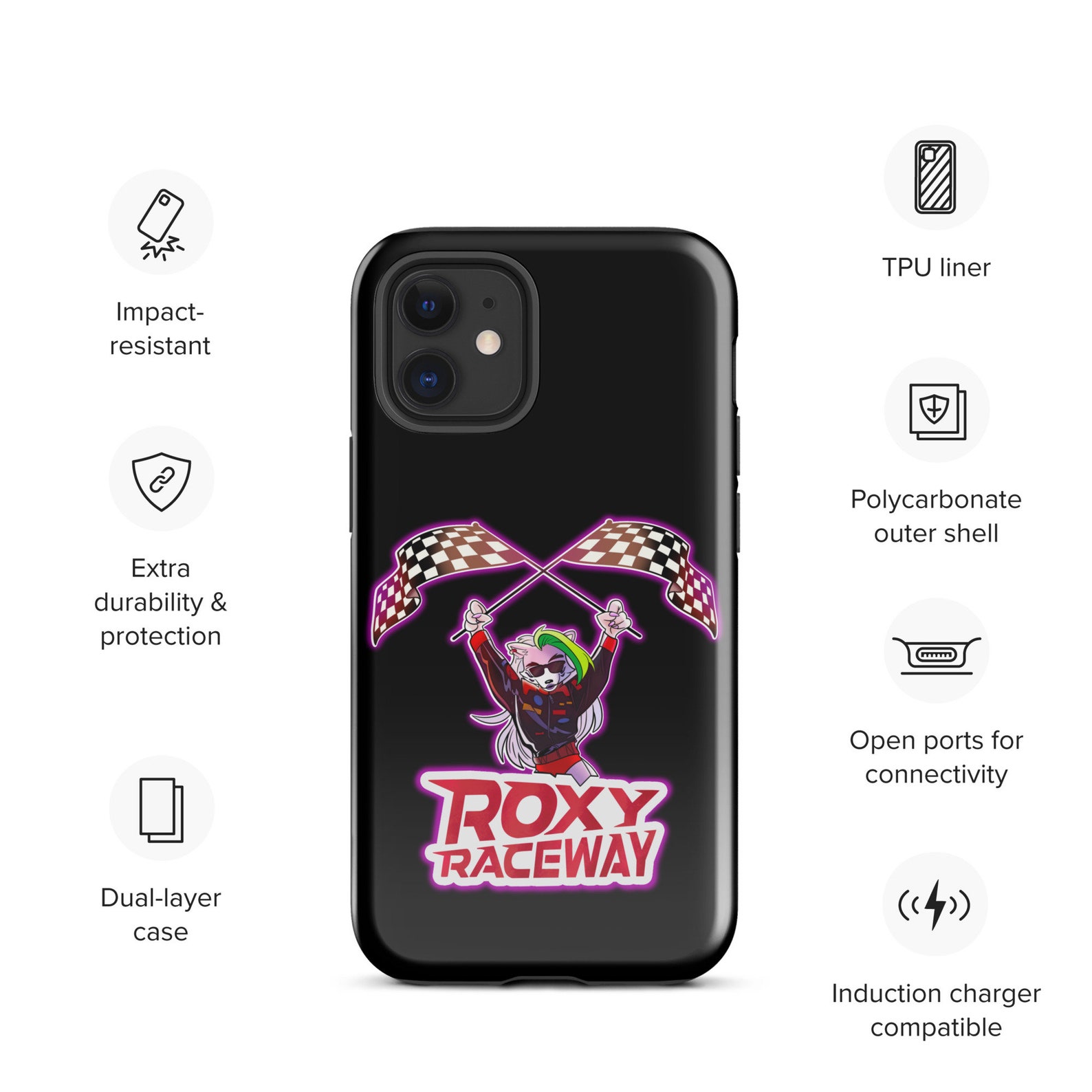 Fnaf Roxy Raceway Logo Roxy Raceway Roxanne Wolf FNAF Tough Case for Iphone® - Etsy