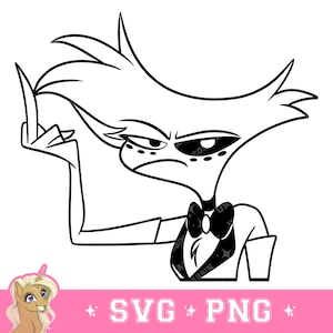 Irritated Angel “Our Singular Resident!” SVG/PNG Digital Download for Cricut and DIY Crafts Hazbin Hotel