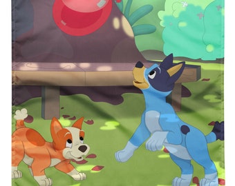ブルーイ・フレンズ ウォールアートプリントポスター バンディット