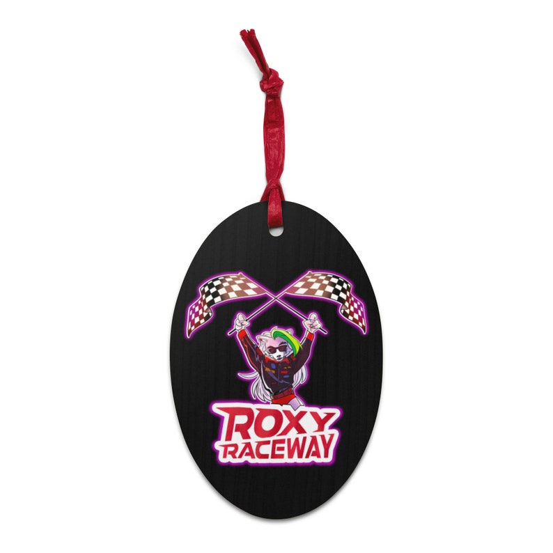 Fnaf Roxy Raceway Logo Roxy Raceway Roxanne Wolf FNAF Wooden Ornament - Etsy
