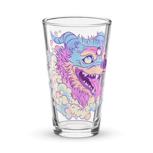 Pastel Hellhound Shaker Pint Glass