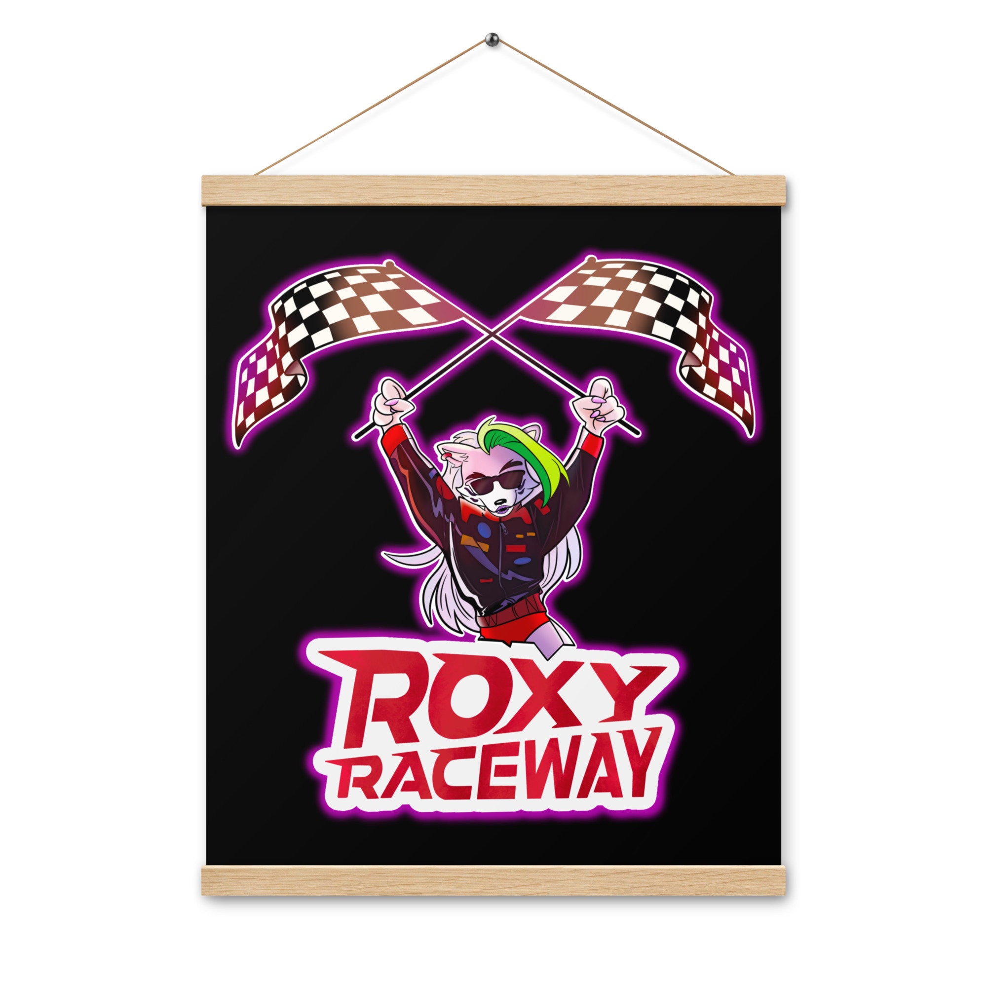 Roxy Raceway Roxanne Wolf FNAF Poster W/ Hangers - Etsy
