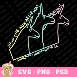 Charlie el Unicornio SVG PNG PSD Descarga digital instantánea para Cricut y manualidades hazlo tú mismo