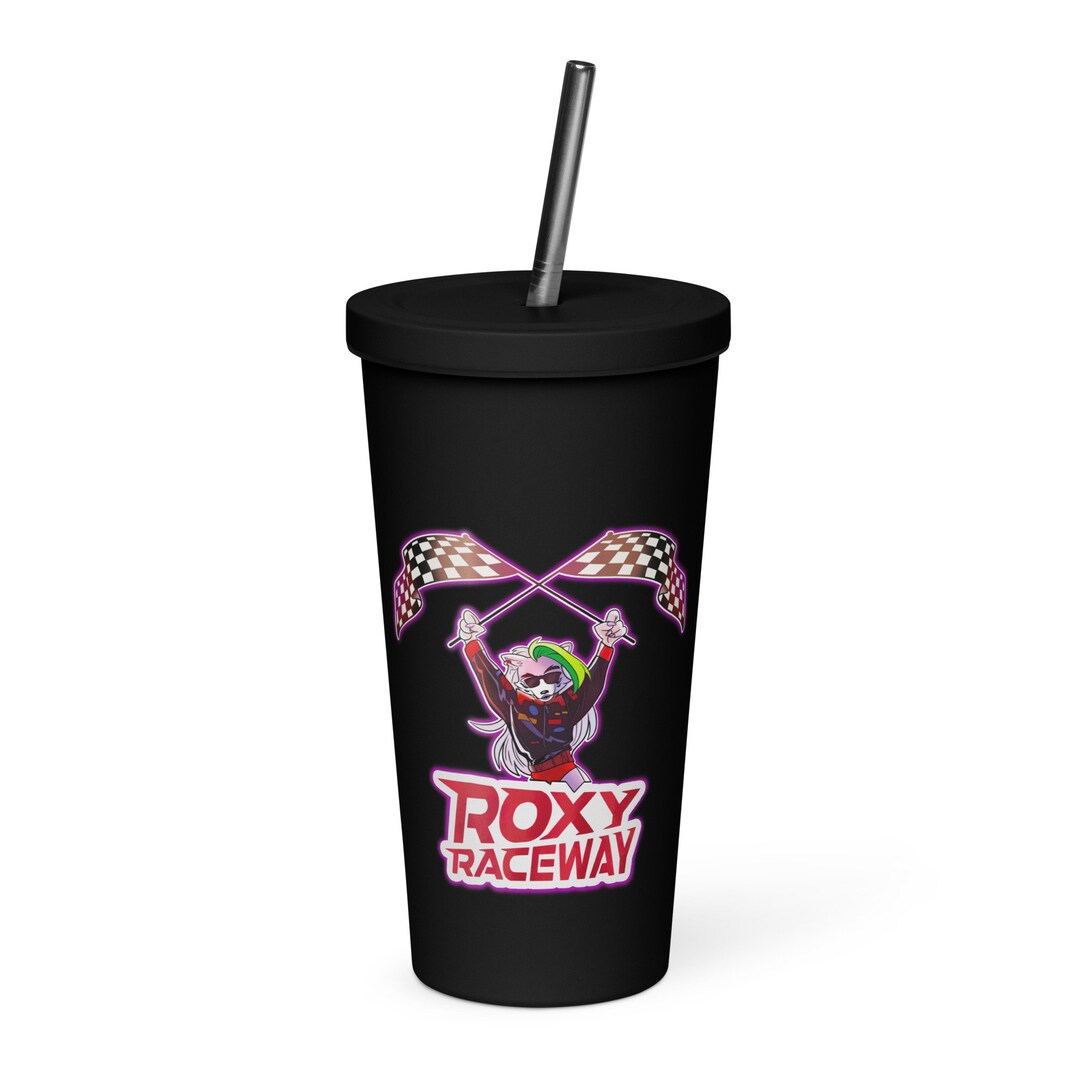 Fnaf Roxy Raceway Merch Roxy Raceway Roxanne Wolf FNAF Insulated Tumbler W/ Straw - Etsy