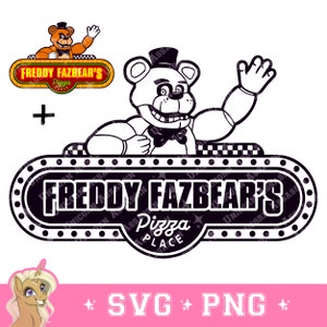 Fazbear Five Nights at Freddy’s Marquee SVG/PNG Digital Download for Cricut and DIY Crafts fnaf Freddy
