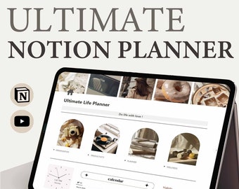 2026 Notion Life Planner Notion All In One Planner Ultimativer Notion Planer Notion Template Notion Dashboard Notion Aesthetic Planner
