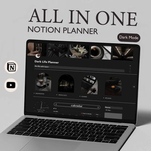 2025 Notion Template Notion Life Planner Notion All In One Planner Aesthetic Notion Ultimate Notion Dashboard Notion Planner Minimal Simple