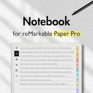 Quaderno per reMarkable Paper Pro, Modello di quaderno, A punti, A righe, A griglia, A corniolo, A grafico, Modelli per reMarkable, Modelli di note