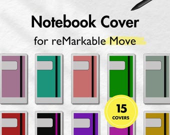 Notebook Covers for reMarkable Move, Abstract Cover Bundle for reMarkable Move, Notebook for reMarkable, Templates for reMarkable