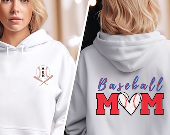 Baseball Sweatshirt for mom, Baseball Mom Game Day Shirt, Baseball Mom Shirt, Mother's Day Gift,  Sport Mom Sweatshirt, Baseball