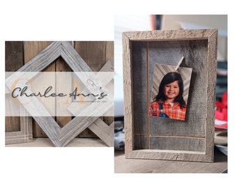 Rustic Harmony Reclaimed Wood Picture Frame