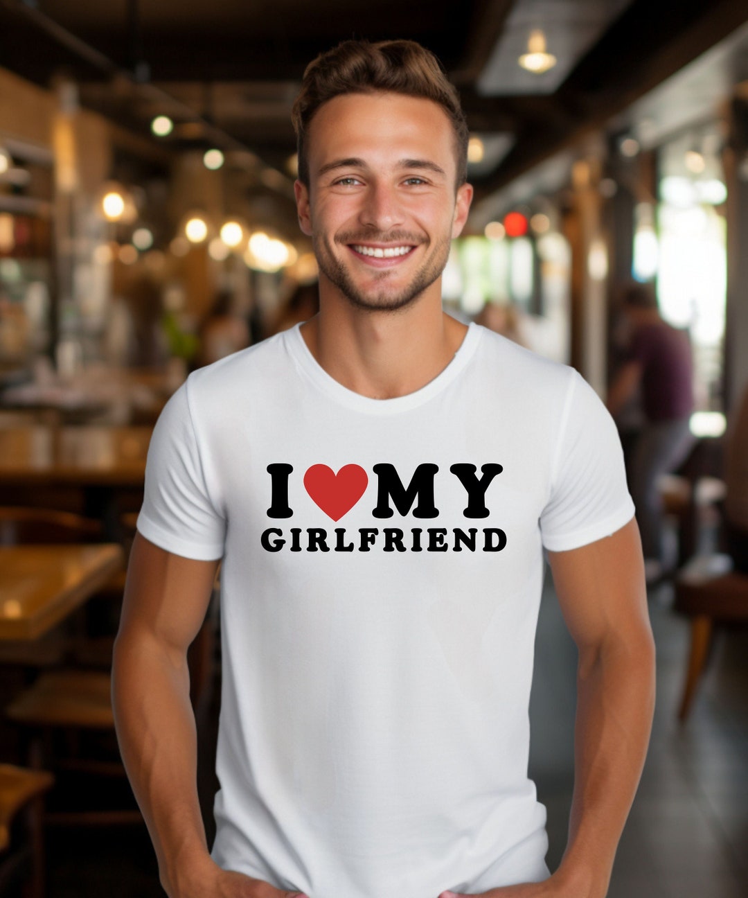 I Love My Girlfriend Shirt Girlfriend Love Shirt I Heart My Etsy