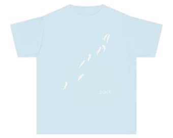 Minimal Wolf Pack Kids T-Shirt | Comfort Colors | Chambray