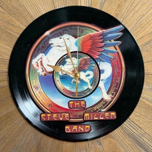 Steve Miller Band: Book of Dreams Vinyl Record and Cover Art Wall Clock