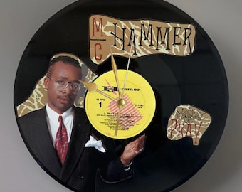 MC Hammer Vinyl Record Wall Clock: Pray! With Album Art - Etsy