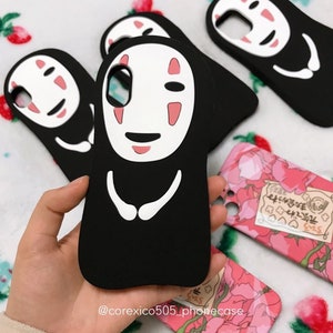 Cute No-Face Spirited Away Phone Case