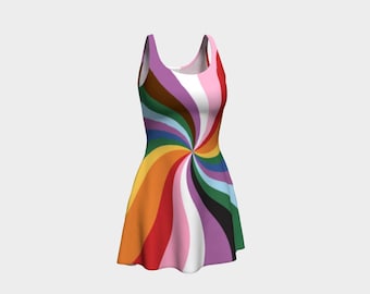 Pride Mini Tank Dress - Stretchy, Lightweight Fabric, Dries Quick - Great for travel!