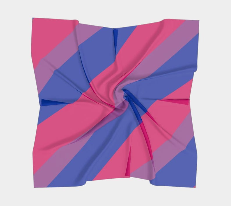 Bisexual Square Silk Scarf Choose Your Fabric Four Sizes image 3