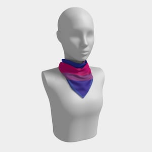 Bisexual Square Silk Scarf Choose Your Fabric Four Sizes image 1