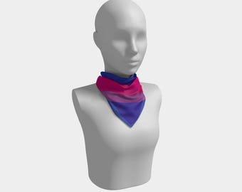 Bisexual Square Silk Scarf Choose Your Fabric Four Sizes