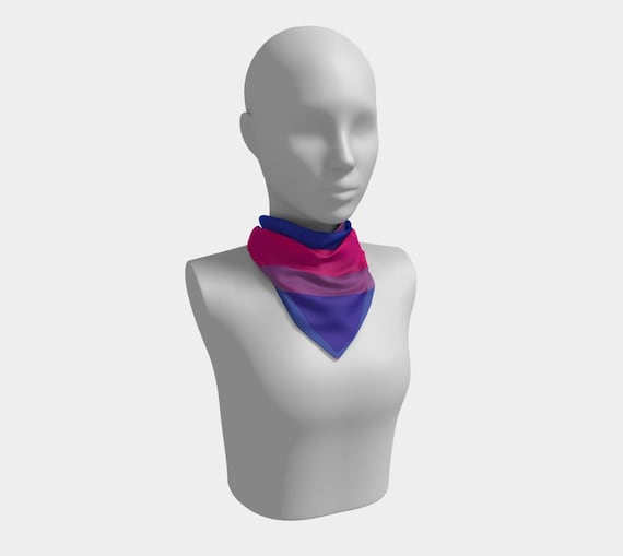 Bisexual Square Silk Scarf Choose Your Fabric Four Sizes